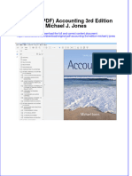 Original PDF Accounting 3rd Edition Michael J Jones PDF