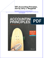 Original PDF Accounting Principles 13th Edition by Jerry J Weygandt PDF