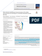 Finite Element Modelling and Characterization of 3D Cellular