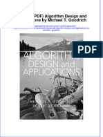 Original PDF Algorithm Design and Applications by Michael T Goodrich PDF