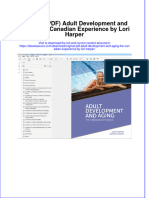 Original PDF Adult Development and Aging The Canadian Experience by Lori Harper PDF