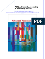 Original PDF Advanced Accounting 12th Edition by Fischer PDF