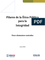 Pilares de La Ética Pública para La Integridad VP