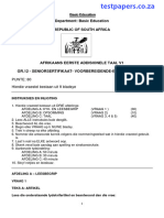 Afrikaans FAL Trial 2021 P1 and Memo