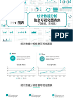 统计数据分析信息可视化图表PPT模板