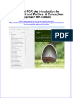 Original PDF An Introduction To Government and Politics A Conceptual Approach 9th Edition PDF