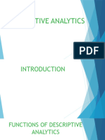 DESCRIPTIVE ANALYTICS PPT - Updated