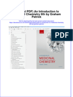 Original PDF An Introduction To Medicinal Chemistry 6th by Graham Patrick PDF