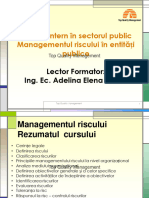 Curs Auditor Intern - Prezentare Managementul Riscului