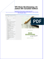 Original PDF Basic Bookkeeping An Office Simulation 8th Canadian Edition PDF