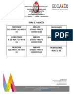 Forma de Evaluacion