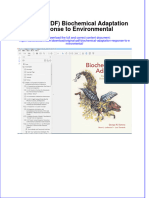 Original PDF Biochemical Adaptation Response To Environmental PDF