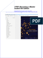 Original PDF Becoming A Master Student 6th Edition PDF