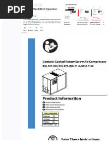 Ingersoll Rand R110i Operation Manual