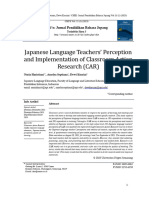 1 Japanese Language Teachers' Perception and Implementation of Classroom Action Research (CAR)