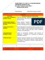 Dosificación Educación Física 3°