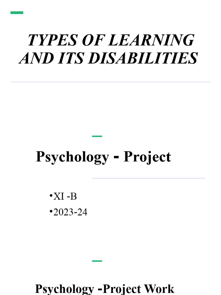 types-of-learning-and-its-disabilities-pdf-reinforcement-learning