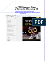 Original PDF Business Ethics Managing Corporate Citizenship 4th PDF