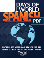 100 Days of Real World Spanish Vocabulary Words & Phrases For Come Fluent F