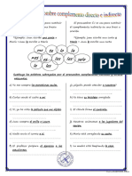 Los Pronombres Complemento Directo e Indirecto