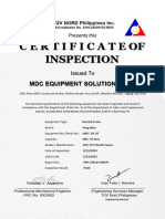 Meq Dc07 - Certificate