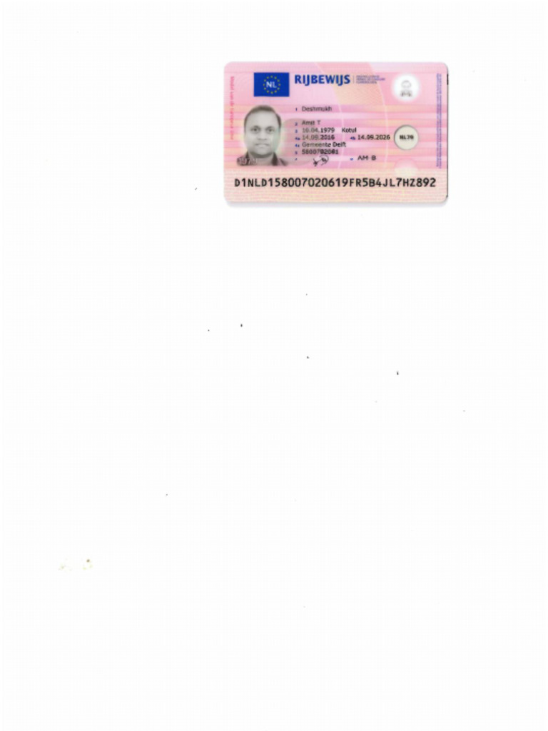 Rijbewijs Front | PDF