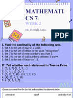 Math 7-Operationof Sets