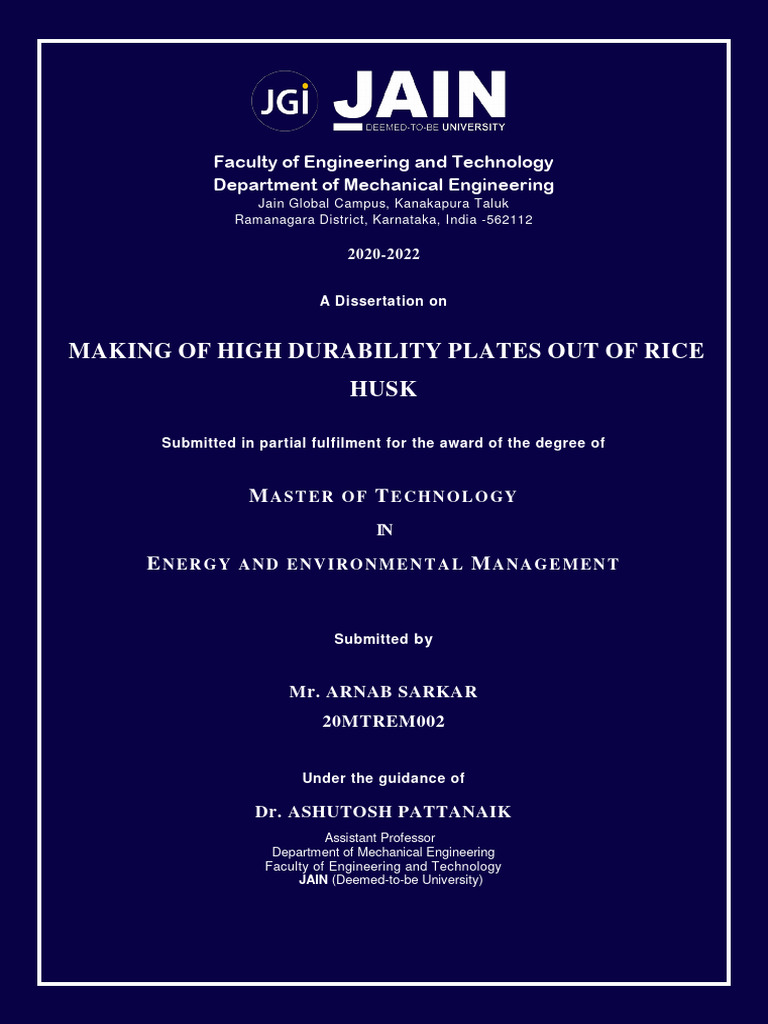 High Durability Rice Husk Plates Production | PDF | Rice | Agriculture
