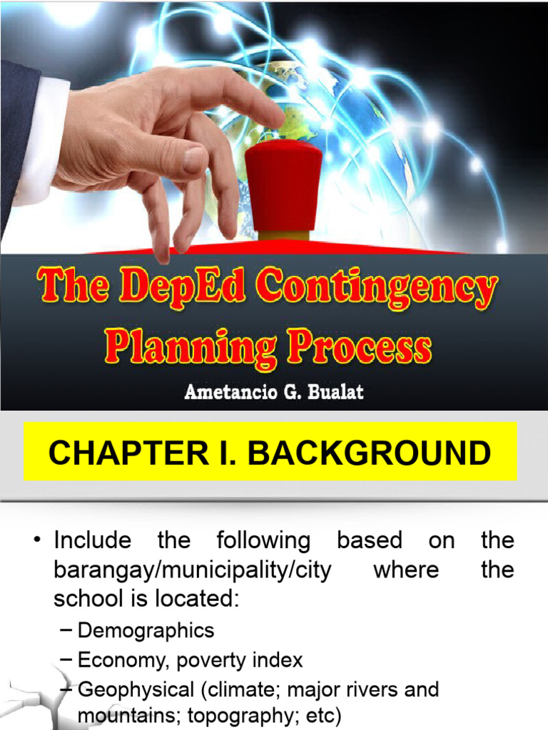 3 The DepEd Contingency Planning Process | PDF | Hazards