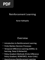 Reinforcement Learning: Karan Kathpalia