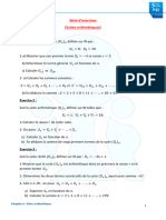 Série D'exercices Suites Arithmétiques