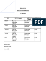 Duty Roster