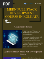 Mern Stack Course