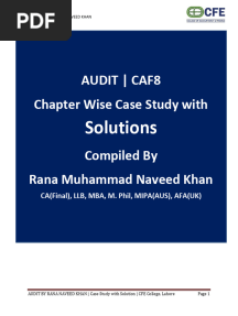 Audit Case Study