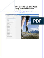 Original PDF Cloud 9 LTD II An Audit Case Study Canadian Edition PDF