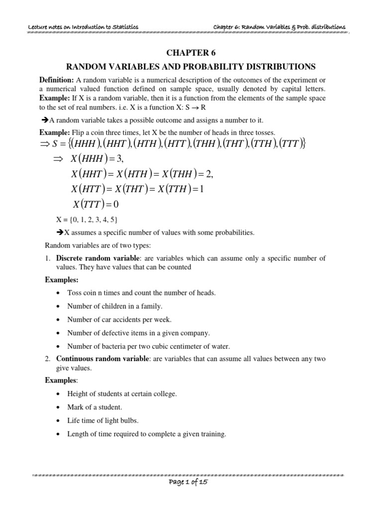 Statics Chapter 6 66 Pdf Probability Distribution Normal Distribution