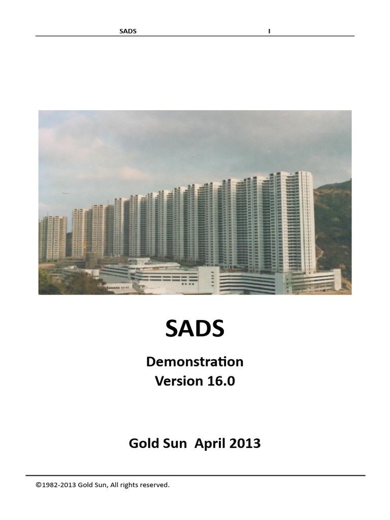SADS 16.0 User Guide and Features | PDF | Beam (Structure) | Cursor ...