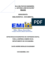 Escuela Militar de Ingeniería Monografia