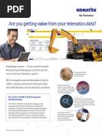 My Komatsu - Telematics - ISO - Brochure - English EN-MKTelematicISO-FL01-0222-V1