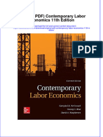 Original PDF Contemporary Labor Economics 11th Edition PDF