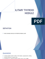 Solitary Thyroid Nodule