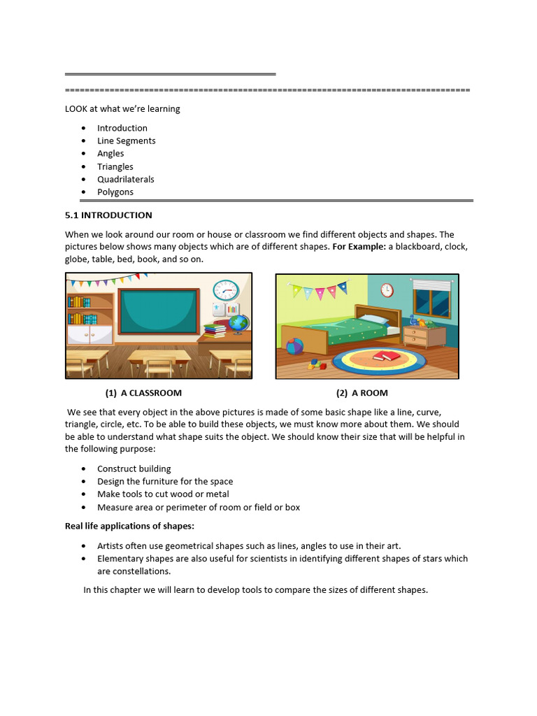 Understanding Elementary Shapes | PDF