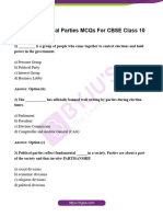 Political Parties MCQ