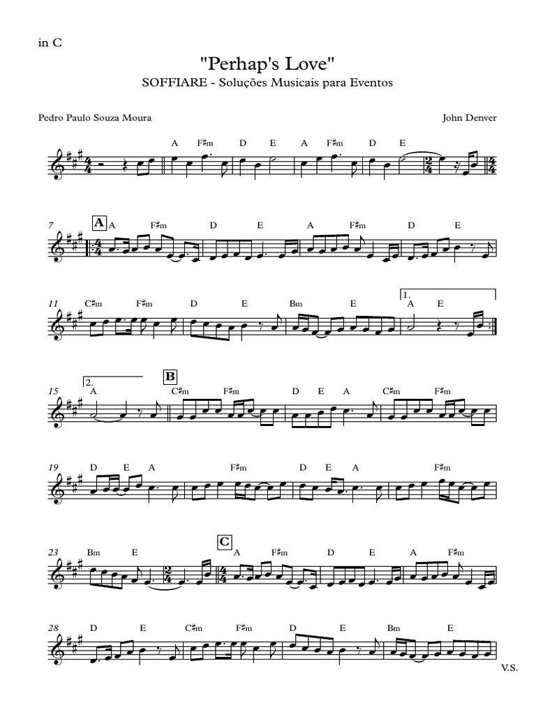 Perhap's Love - in C | PDF | Théorie (échecs) | Échecs