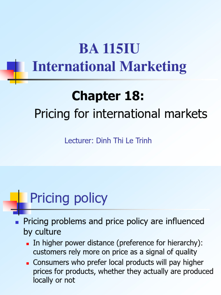 International Pricing Strategies Explained | PDF | Pricing | Prices