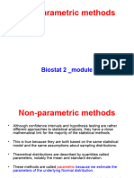 Bio2 Module 2 - Non-Parametric Methods