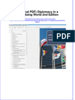 Original PDF Diplomacy in A Globalizing World 2nd Edition PDF