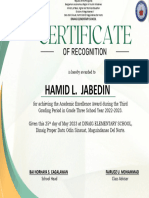 Bai Certificates