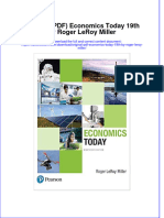 Original PDF Economics Today 19th by Roger Leroy Miller PDF