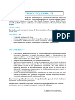 Politique de Sécurité Des Denrées Alimentaires G4